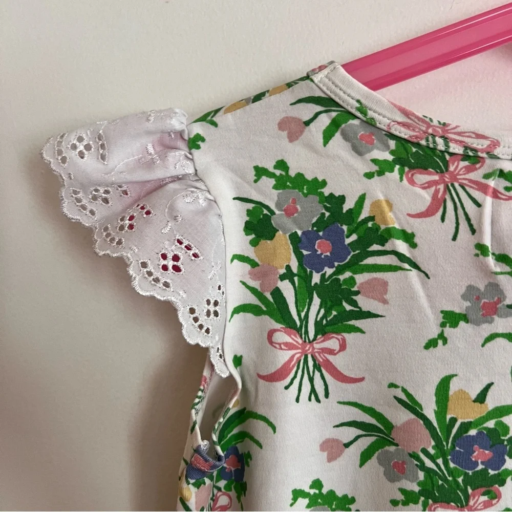 The Beaufort Bonnet Company Pink and Green Floral Nightgown